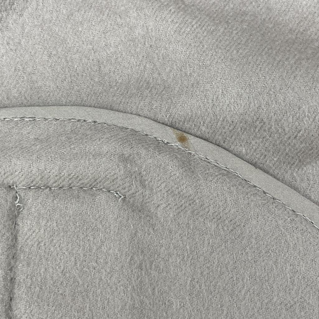 loro piana MAC1156 Gray Cashmere 100 Hooded Zip-Up Vest Jacket Jacket 42 grayUsed