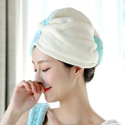 Hair Wrap Quick Drying Water Absorbent Polyester Extra Thicken Shower Head Towel