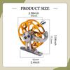 3 Kg Lightweight Ice Fishing Reel, 65 Mm Spool Made Entirely of Metal, Accessories for Fresh