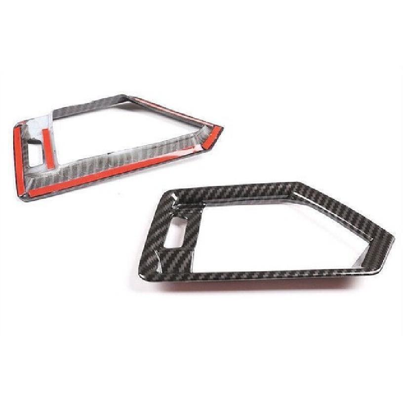 For BMW 3 4 Series G20 2019-2023 Carbon Fiber Console Air Outlet Vent Cover Trim
