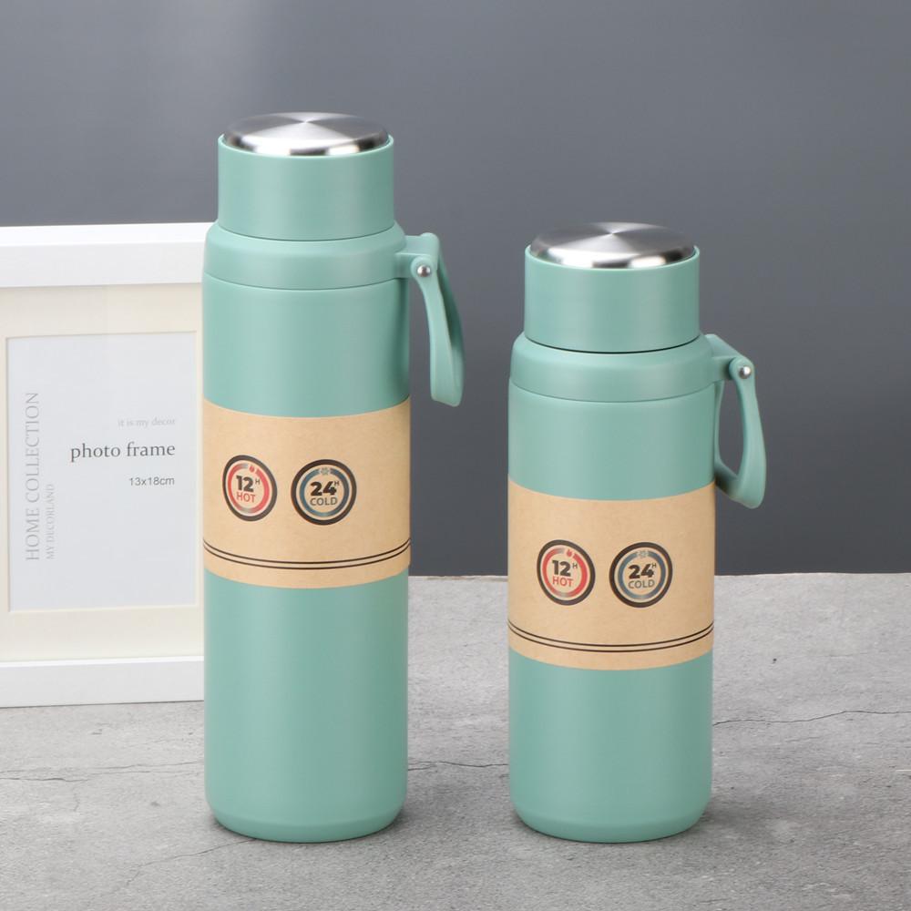 

Термос из нержавеющей стали Space Pot, большая емкость, спортивный чайник, огнетушитель, портативный, дорожный, автомобильный, для отдыха, чашка 800ml