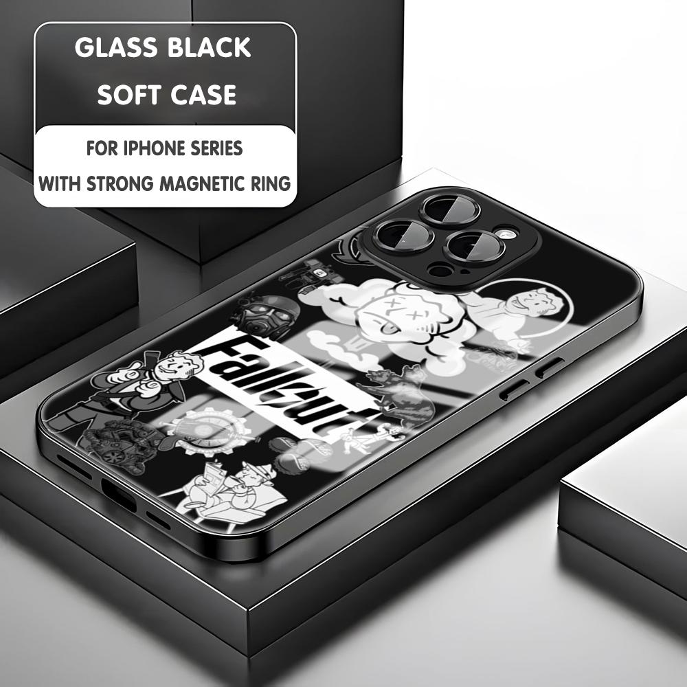 Classic game F-Fallout 4  Phone Case For iPhone 16 15 14 13 12 11 X XR XS 8 Plus Mini Pro Max Glass Magnetic Case