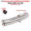 Für Husqvarna 401 SVARTPILEN 401 VITPILEN 125 250 2018 19 20 2021 Motorrad Auspuff Escape System Modifizierter Schalldämpfer Mittelrohr