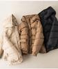 2023 Women's Artistic White Duck Down Hooded Jacket - Lightweight, Short, and Trendy Loose Fit.