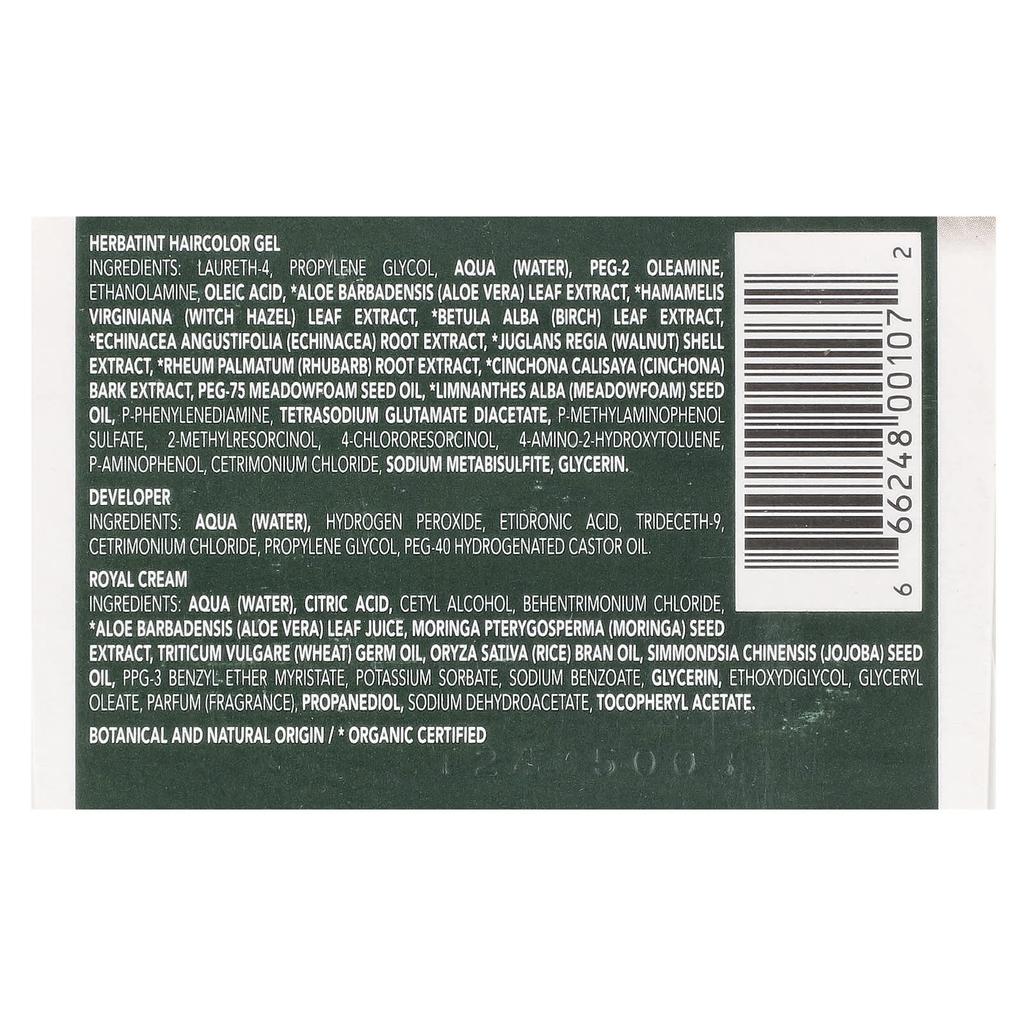 Herbatint Trwały żel koloryzujący, 8N, jasny blond, 4,56 fl oz (135 ml)