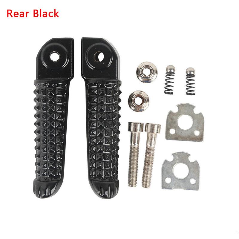 Motorcycle Footrests Foot Pegs Rear Front For Yamaha YZF R1 1998-2024 R6 2003-2020 YZF R6S R1M