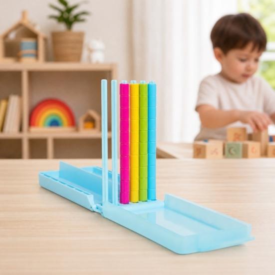 Jeux d'empilement et de tri de couleurs 1/2 ensembles, Jeu de puzzle d'empilement d'anneaux arc-en-ciel pour enfants et adultes, Jeu de société Défi d'empilement pour les soirées en famille, Fêtes