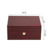 Luxurious Wooden & Leather Flip-top Jewelry Storage Box
