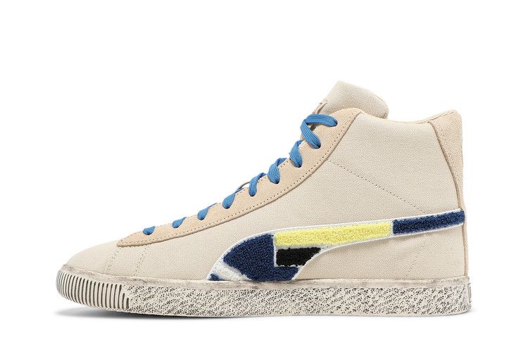 Men's Sneakers Puma Clyde Mid Black Fives Beige/Navy/Black