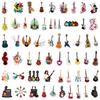 Cartoon Musical Instrument Waterproof Stickers for Guitar, Journal, Phone Case, Water Bottle