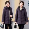 Winter Jacket with Fleece and Thickened Cotton Clothes 2025 New Autumn and Winter Women's Mid-length Cotton Clothes