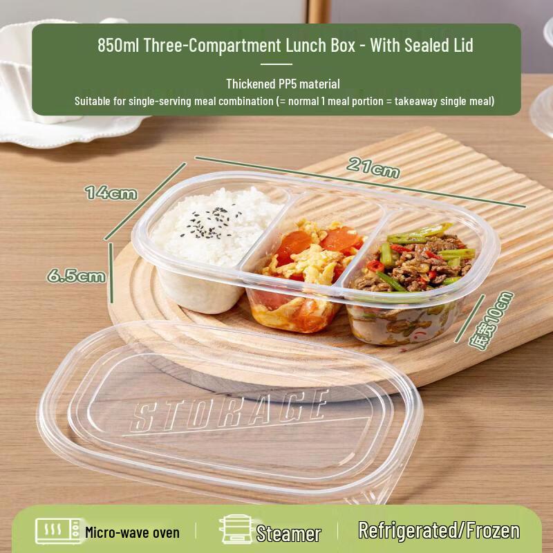 Disposable Microwaveable Paper Lunch Box