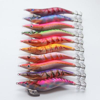 10 Stück leuchtende Salzwasser-Tintenfisch-Jig-Tintenfisch-Fischköder-Köder-Gerät mit Haken