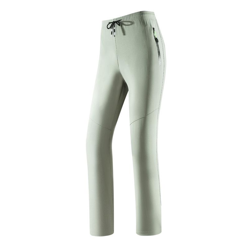 Summer Black Plus Size Quick-Dry Long Pants - Men's & Women's Casual Loose Fit, Breathable.