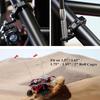 Aluminium Alloy UTV Whip Light Flag Mount Solid Heavy Duty Roll Bar Clamp 360° Adjustable Light Bar Mounts Bracket for Roll Cage