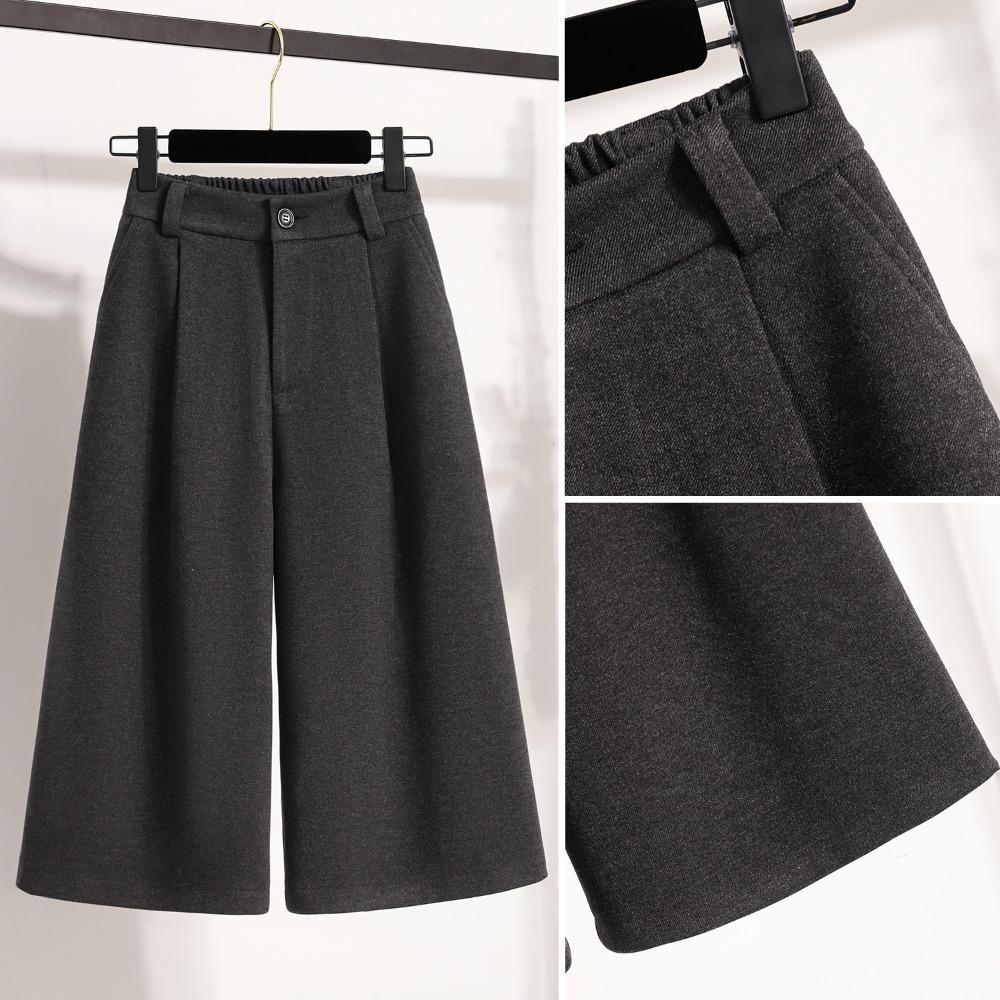 DIMANAF Plus Size New Women Long Pants Loose Casual Elastic Waist Vintage Lady Thick Winter Autumn 2025
