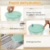 Vegetables Salad Spinner Vegetables Fruit Wash Basket Multifunc Dehydration Basket with Slicer Kitchen Gadget Salad Mixing Bowl