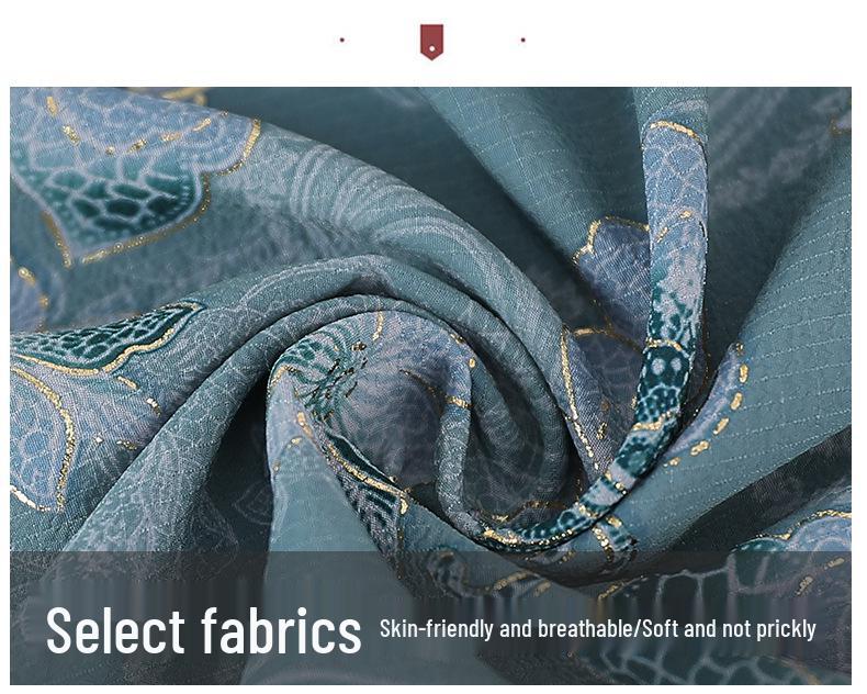 Printed Short-Sleeve Shirt for Middle-Aged Women, Loose Lapel Cardigan for Seniors