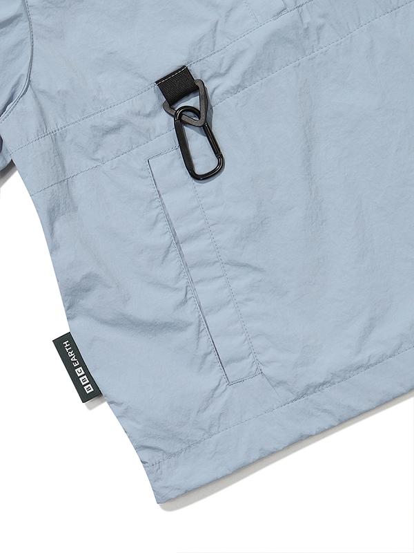 Bbc Earth Utility Pocket Short Sleeve Anorak_Blue