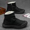 Thick Plush Warm Winter Martin Boots Non Slip Anti-Scratch Men Labor Protection Work Boots
