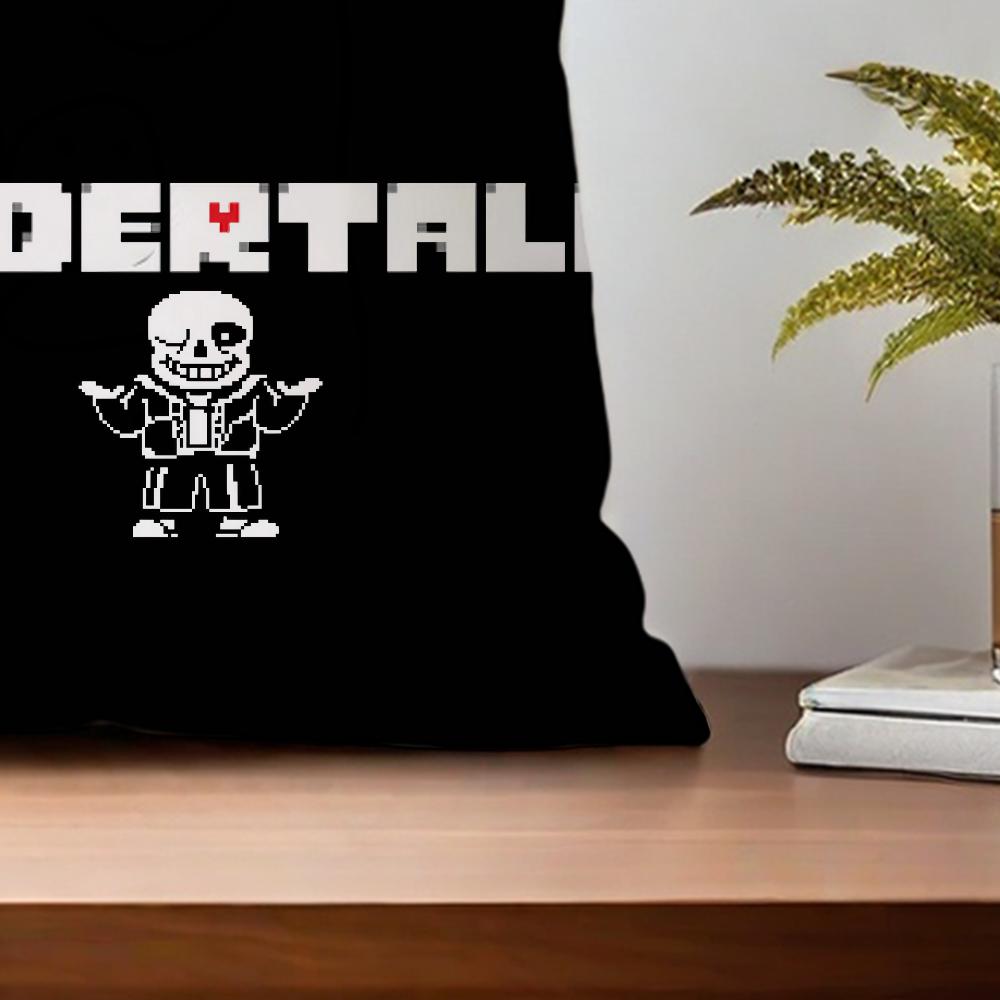 Cool Game Undertale Sans cushion cover For Bedroom Car Coffee Shop Room and Living Room Sofa Decorative PillowCover