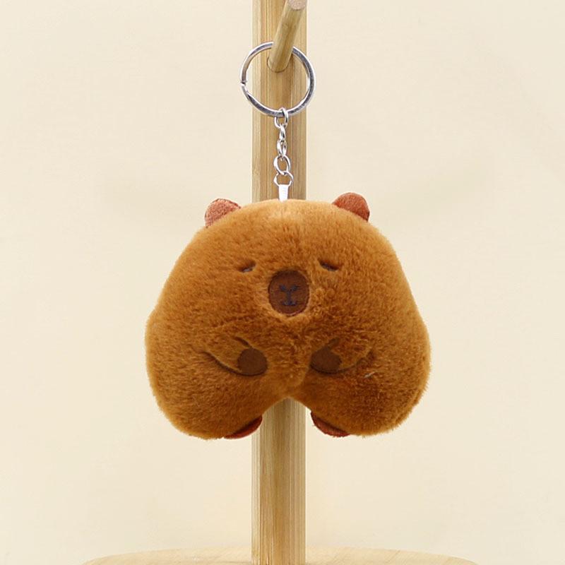 Adorable Capybara Plush Toy Keychain Cute Animal Figure Bag Accessory For Kids And Adults