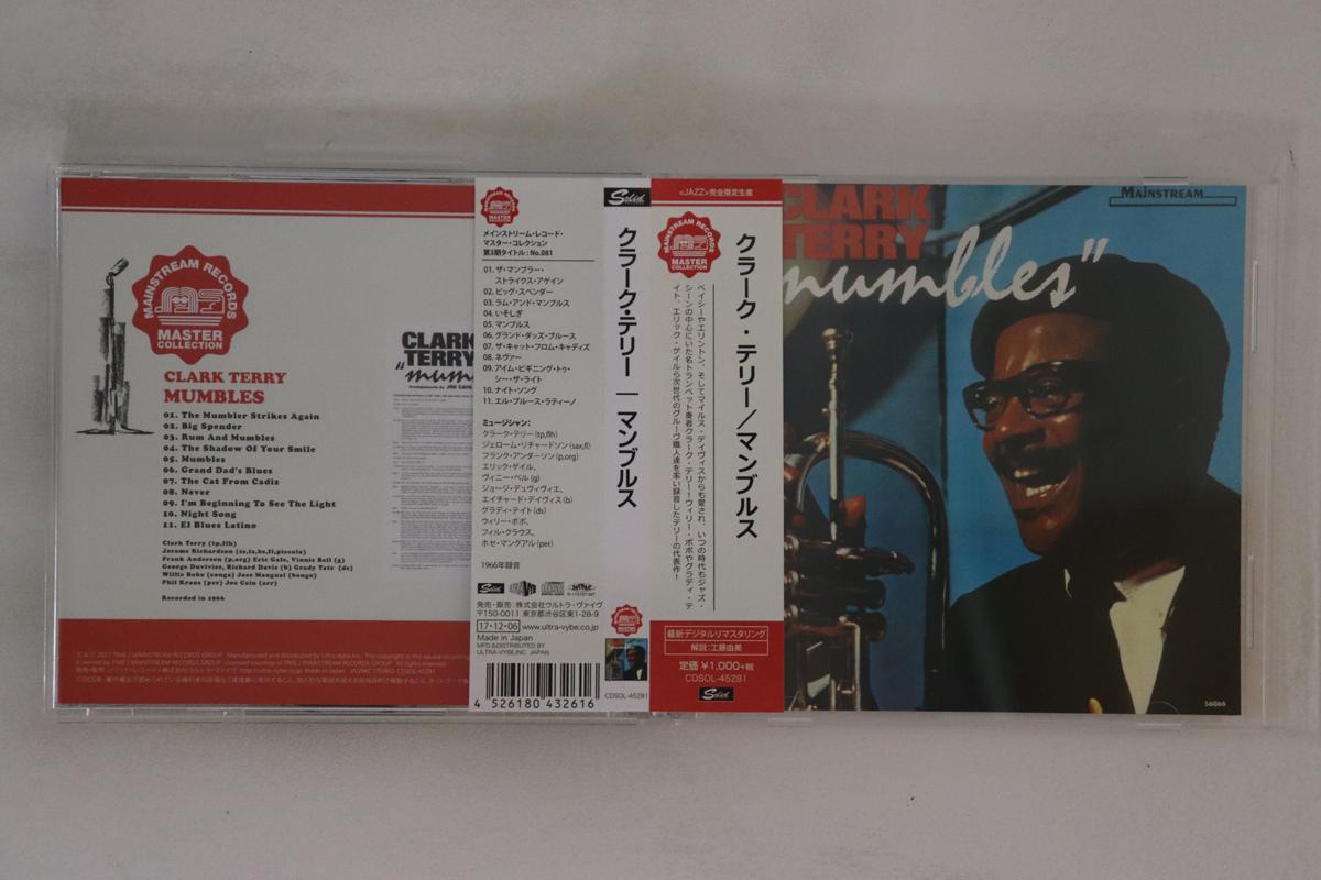 

CD CLARK TERRY Mumbles CDSOL45281 SOLID RECORDS 2018 Japan Obi Jazz Used
