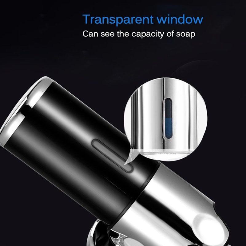 Wall Mounted Soap Dispenser Stainless Steel 500ml With Chrome Finish For Bathroom And Hotel Use