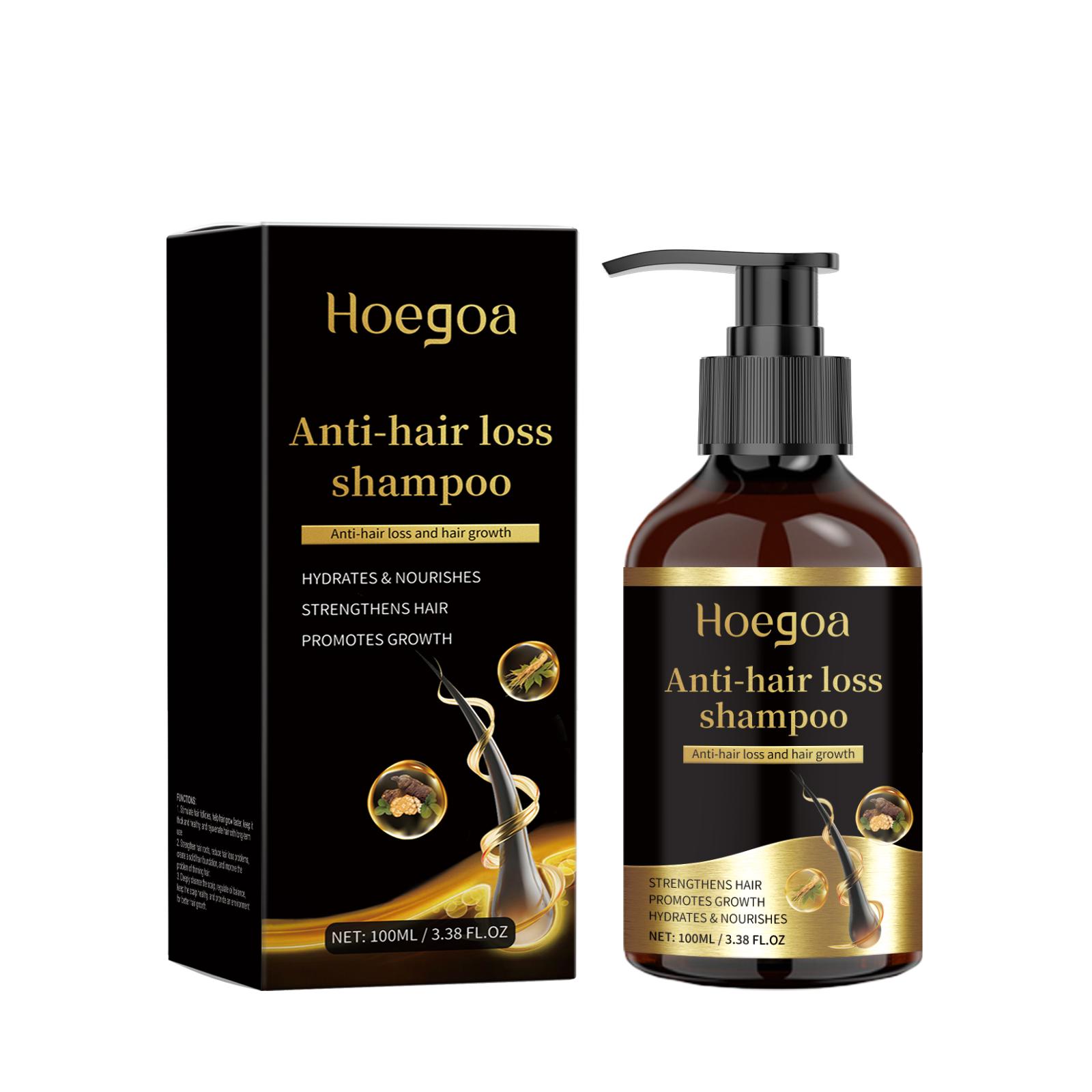 Ginseng shampoo cleans the scalp, moisturizes, moisturizes, softens hair, improves hair quality, Ginseng shampoo 100ml