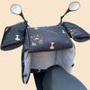 Winter Fleece-Lined Waterproof Electric Motorcycle Windshield