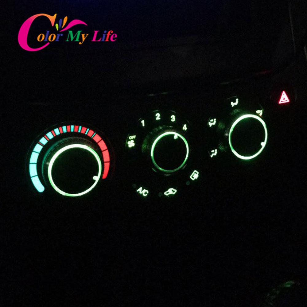 Buton AC pentru mașină Buton comutator de control al căldurii aer condiționat Accesorii din aliaj de aluminiu pentru Chevrolet Aveo Lova Sonic Spark După