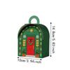 12pcs Handheld Christmas House Shaped Gift Box 4 Colors Handheld Gift Box  Party Favor