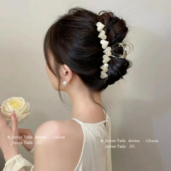 2024 Frosted Large Star Hair Clip - High-End Shark Clip Accessory for Women