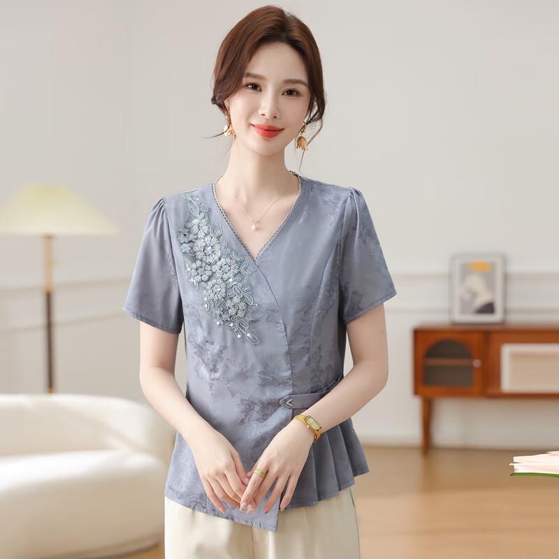 Red Bean Women's 2025 Summer Short-Sleeve Tops & Pants Sets