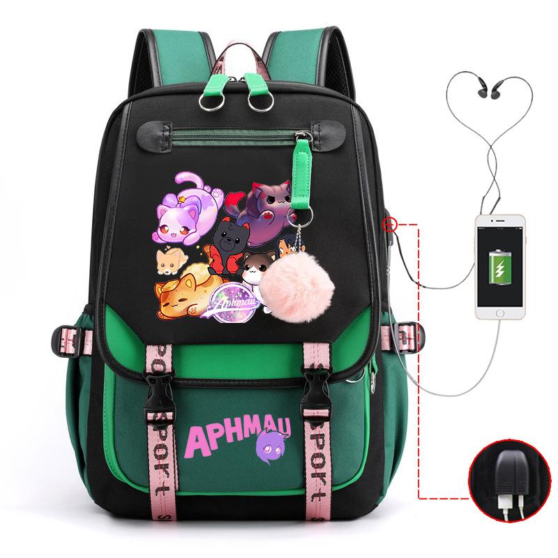 Cute Cartoon Junior High School Student Schoolbag Female Lightweight Large-Capacity Student Backpack