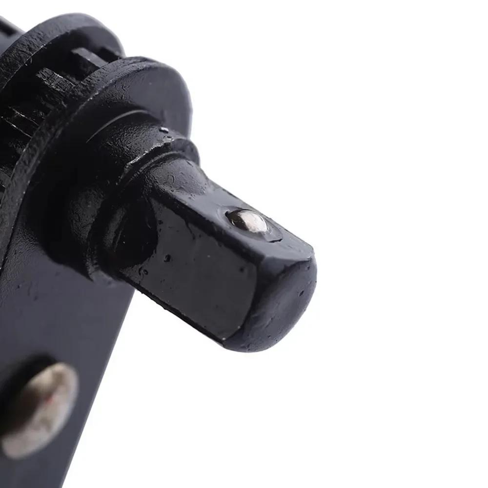 Mini 1/4 Zoll 90 Grad Rechtwinklig Stahl Ratsche Handwerkzeug Schwarz Kompakt Schraubendreher Steckschlüssel Satz
