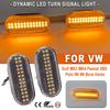 Led Dynamic Side Marker Turn Signal Light For Volkswagen VW Bora Golf 3 4 Passat 3BG Polo SB6 SEAT Ibiza Leon For Skoda For Ford