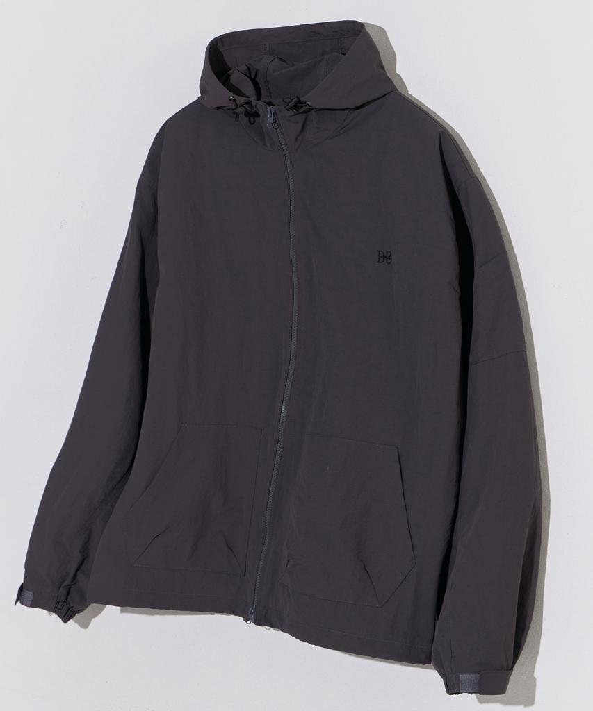 Dysfunct Cly Windbreaker Parka Jacket (Charcoal)