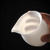 Xiaoyu Ultra-thin Tire Plain-fired Suet Jade Porcelain Kung Fu Tea Set Tea Set Tea Sea National Style Simple and Fair Cup