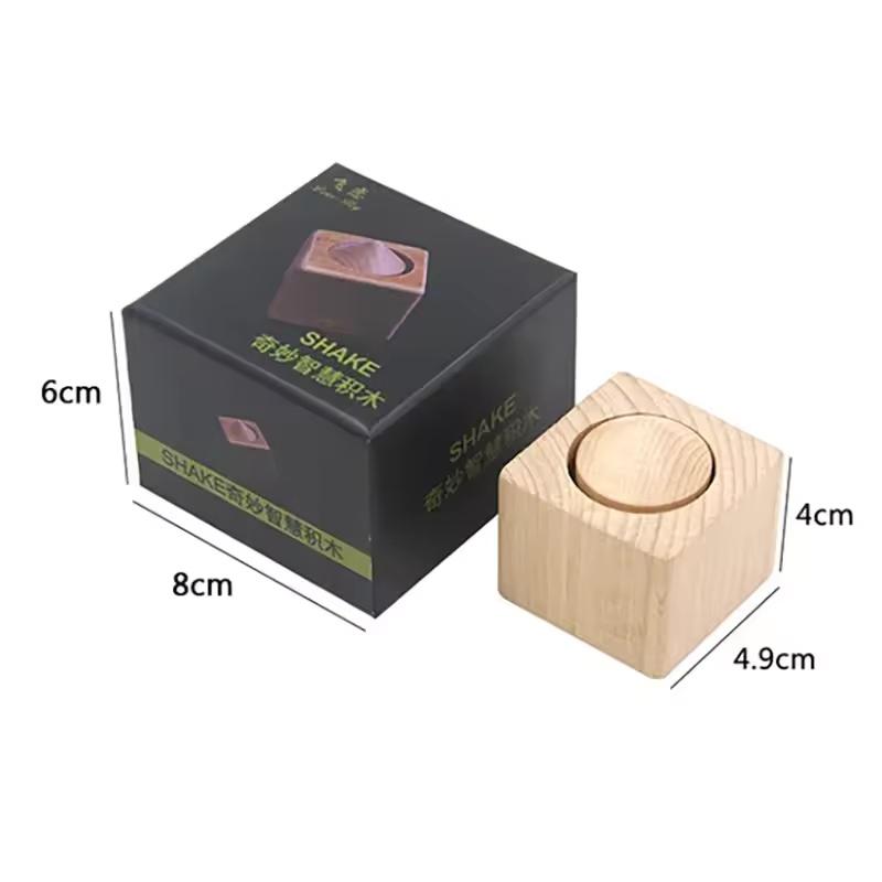 Impossible Wooden Blocks Take The Of Cylinder Close Up Magic Tricks For Kids Adults Teens Brain Teasers Disentanglement Games