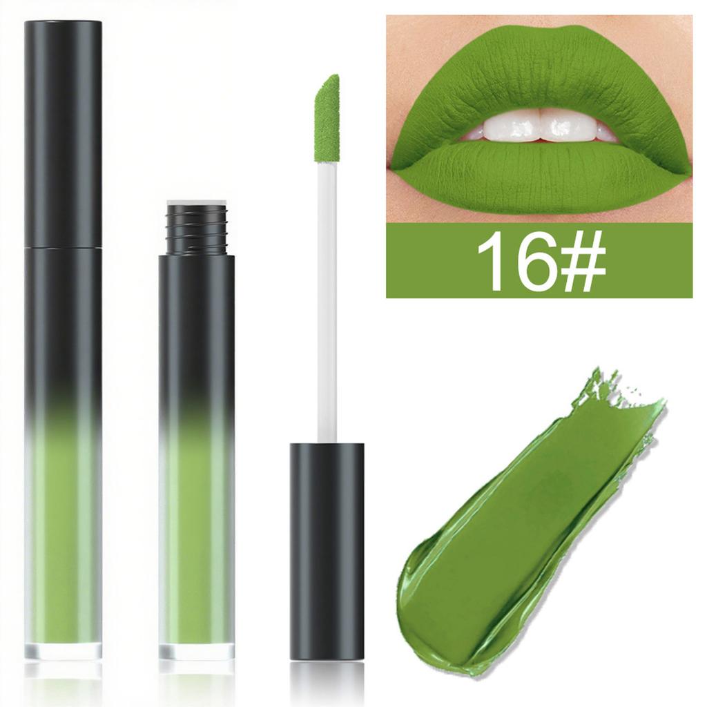 1-delige fluweelmatte lippenstift Rijk gekleurd Lichtgewicht Comfortabel om te dragen Niet-uitdrogende lipgloss Levendige tinten voor dagelijks gebruik of Halloween
