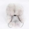 On Sale Real Fox Fur Women's Russian Ushanka Aviator Trapper Snow Skiing Hats Caps Earflap Winter Ladies Fox Fur Bomber Hat