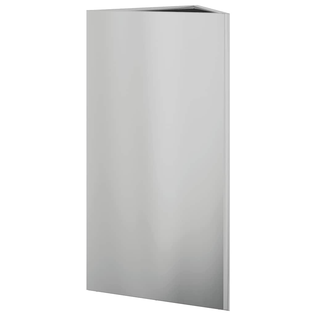 Triangular Planter Box 40 X 34.5 X 75 Cm Galvanized Steel