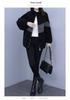 Women's Plus Size Color Block Lamb Wool Coat - Autumn/Winter Fashion Fleece Outerwear