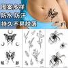Tattoo Sticker Wasserdicht Tier Spinne Schmetterling Temporäres Tattoo Wasserdichtes Tattoo Tattoo Sticker