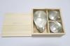 Nousaku Katakuchi Guinomi Set of 2 Katakuchi Small Guinomi Paulownia Box Set -