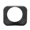 Camera Lens Hood Aluminium Alloy Accurate CNC Fine Processing Lens Hood Shade Protector with Cap