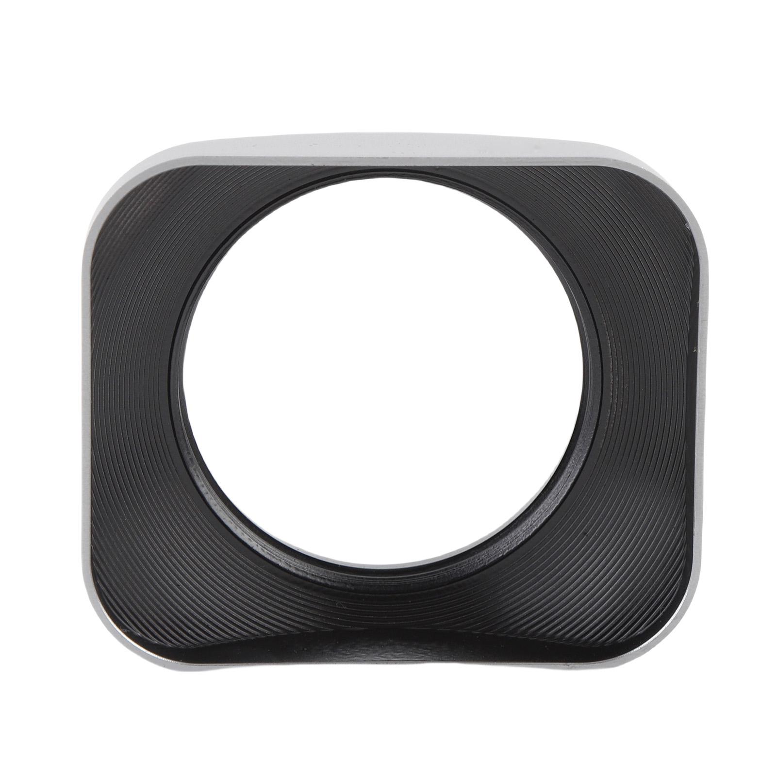 

Camera Lens Hood Aluminium Alloy Accurate CNC Fine Processing Lens Hood Shade Protector with Cap 43mm / 1.69in серебряный