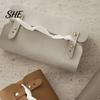 Multipurpose Tissue Organizer Faux Leather Box, Minimalist Napkin Holder for Living Space Saving Storage Box Room Desk, Decorative Dispenser