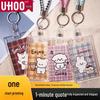Youhe 7232 Cultural Creative INS Style Transparent ID, Access, Bus, and Student Meal Card Holder